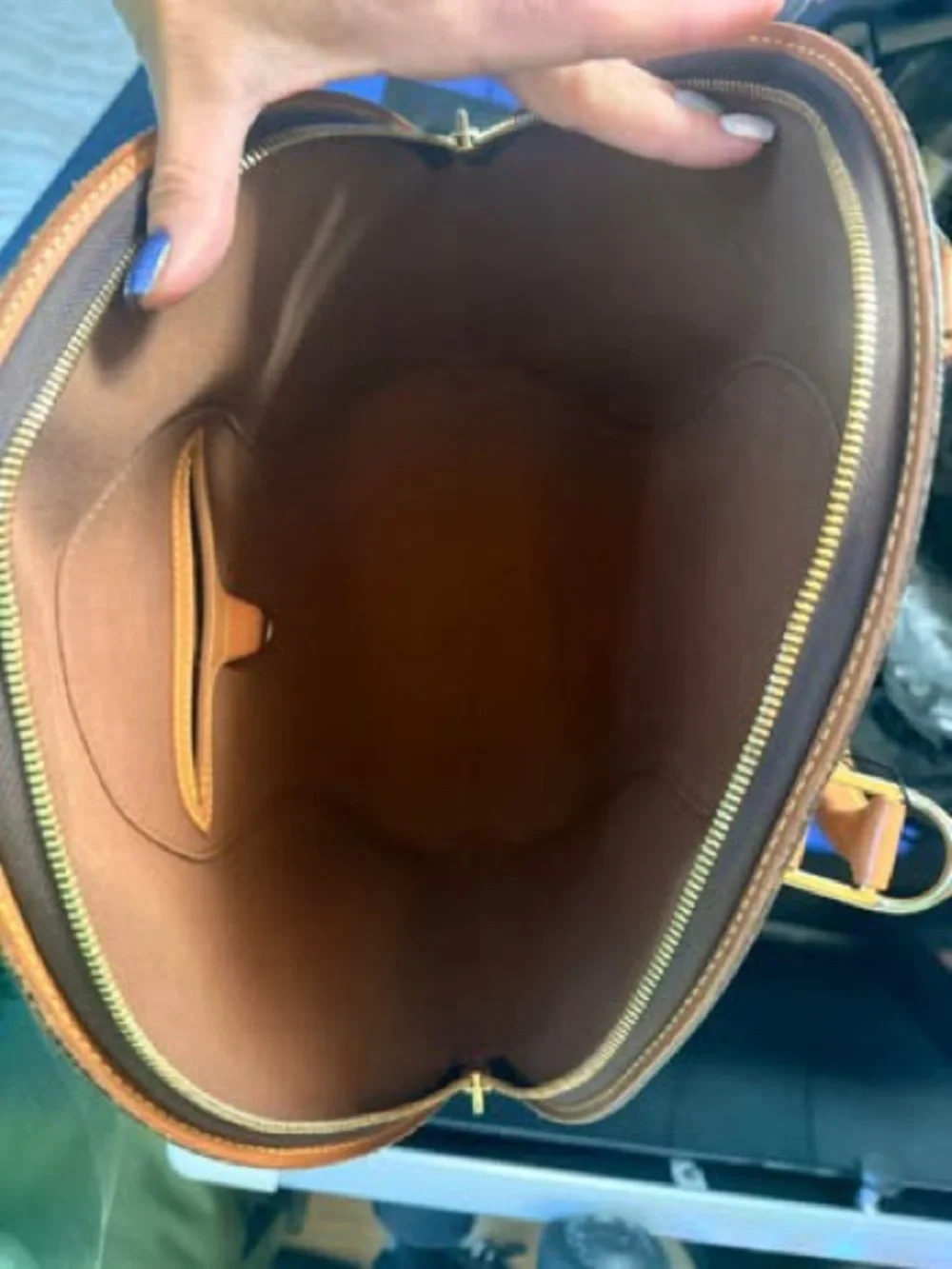 Louis Vuitton Monogram Dome Satchel in Brown and Tan